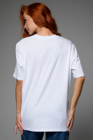 8525 футболка унисекс ДедМ и олень+белый