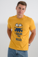 8567 футболка унисекс Желтый+Миньон