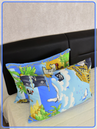 Детские наволочки Ивановская бязь Остров сокровищ 2 шт.