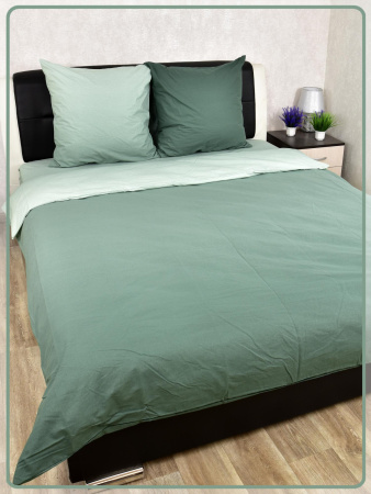Постельное белье Шуйская бязь Однотонный зеленый 21014-5
