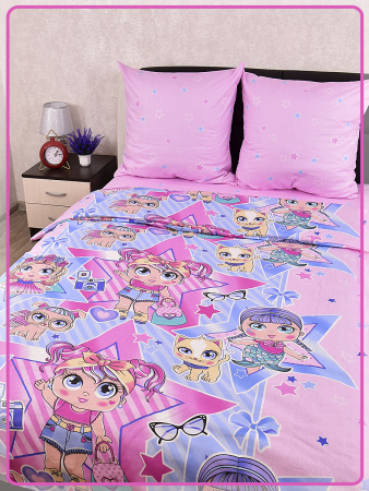 Детское постельное белье бязь Куколки
