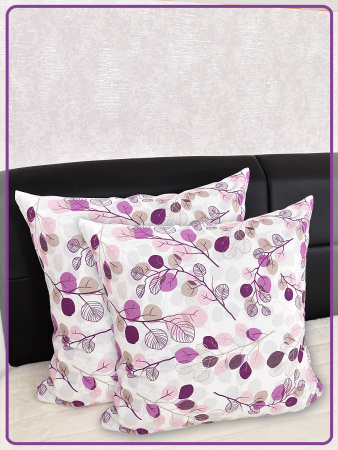 Наволочки Ивановская бязь Эвкалипт вид 9/2 розовый 2 шт.