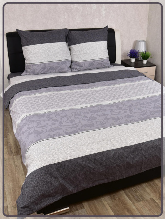 Постельное белье Шуйская бязь Графит 9541-1