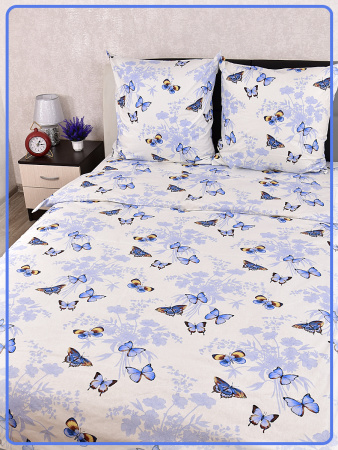 Постельное белье Шуйская бязь Бабочки 8579-1