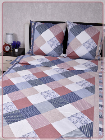 Постельное белье Шуйская бязь Ромбы 8852-1