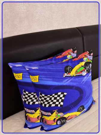 Детские наволочки Ивановская бязь Формула 1 2 шт.