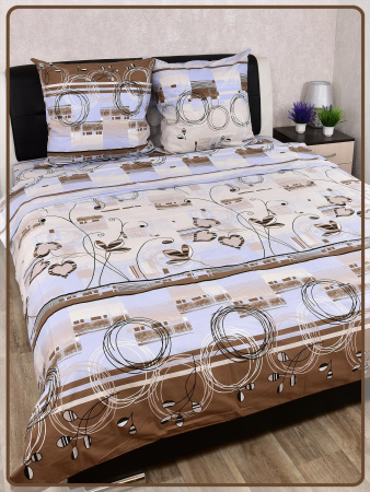 Постельное белье Шуйская бязь Капучино 8519-1