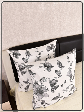 Наволочки Ивановская бязь Грация вид 9/3 бз серый