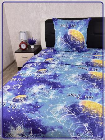 Детское постельное белье бязь Галактика