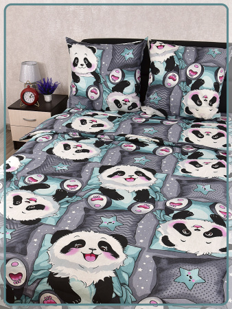 Детское постельное белье бязь Сладкие сны вид 8/10 графит