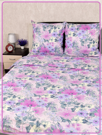 Постельное белье Шуйская бязь Розовые акварели 21219-1