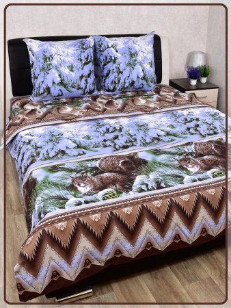 Постельное белье Шуйская бязь Белочки 92091