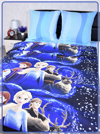 Детское постельное белье поплин артдизайн Магия снега