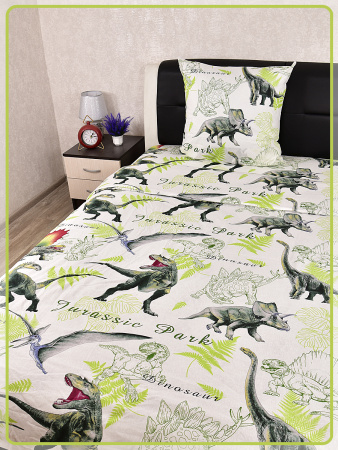 Детское постельное белье бязь Динозавры
