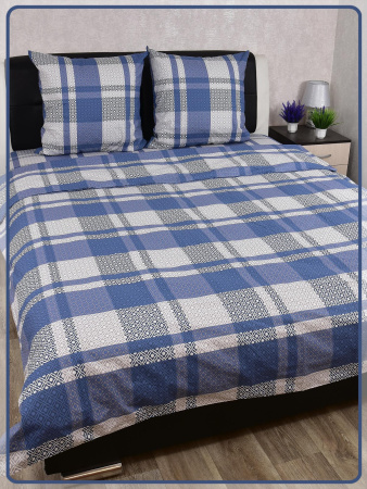 Постельное белье Шуйская бязь Австралийская клетка 21882-1