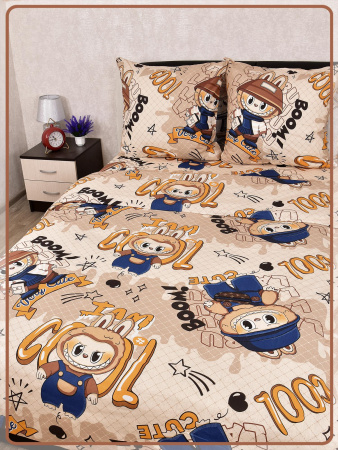Детское постельное белье бязь Лабу вид 1/1 бежевый