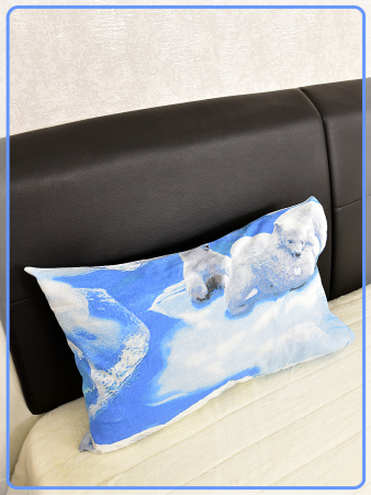 Наволочка Ивановская бязь Белый медведь 2038 1 шт.