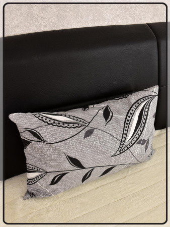 Наволочка Шуйская бязь Лиана серая 21772-1 1 шт.