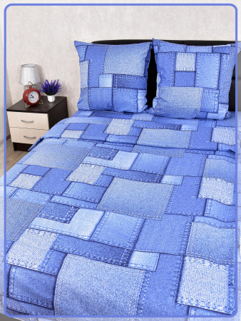 Постельное белье Шуйская бязь Джинса 21959-1