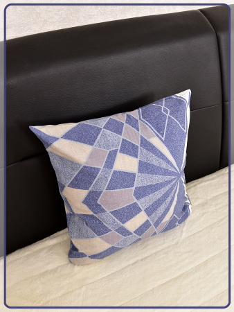 Наволочка Шуйская бязь Ромбы синие 20428-2 1 шт.