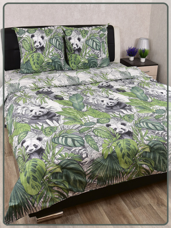Постельное белье Шуйская бязь Панды 21550-1