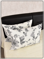 Наволочки на молнии Ив. бязь Грация вид 9/3 бз серый 2 шт.