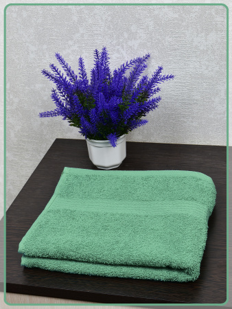 Полотенце махровое Вышний Волочек изумрудный (пл.375)