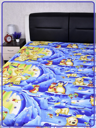 Детская простыня Ивановская бязь Северный полюс